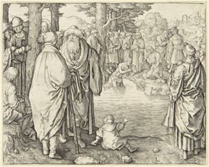 Baptism of Christ by Lucas van Leyden