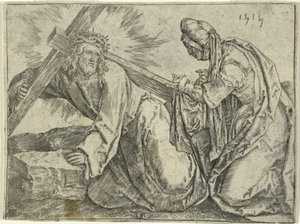 Christ Carrying the Cross by Lucas van Leyden