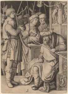 David Playing the Harp before Saul
