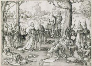 The Dance of Mary Magdalene by Lucas van Leyden