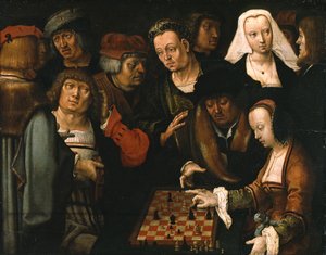 The Chess Game by Lucas van Leyden