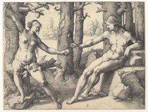 Fall of Man by Lucas van Leyden