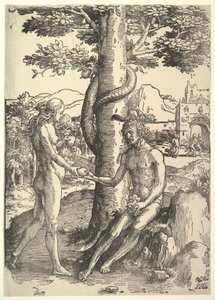 Fall of Man, Adam and Eve by Lucas van Leyden