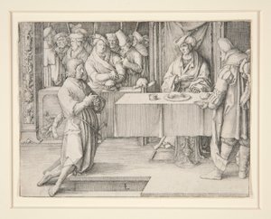 Joseph Interpreting Pharaoh by Lucas van Leyden