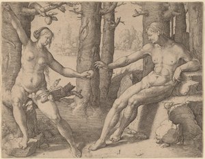 The Fall of Man by Lucas van Leyden