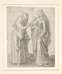 The Virgin with Child and St. Anne by Lucas van Leyden