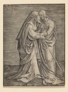 The Visitation, ca. 1516 by Lucas van Leyden