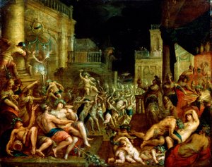 Midas Feast in Honour of Bacchus and Silenus