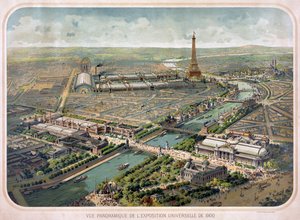 Panoramic View of the 1900 World Exposition