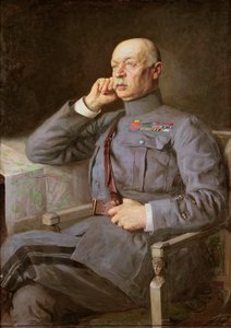Portrait of the French Marshall Fayolle Emile by Lucien Hector Jonas