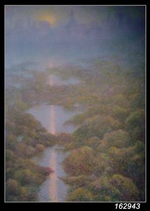 My Mother, Evening with a View of Ys by Lucien Levy Dhurmer