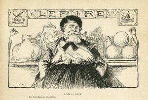 Illustration in Le Rire, 08/06/12 - After the visit of the President - Fallieres Armand