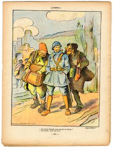 La Baionnette, Satirical in Colours by Lucien Metivet
