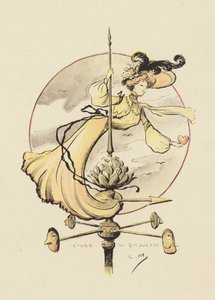 Study of a weather vane by Lucien Metivet