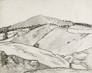 Cefn Bryn, 1933 by Lucien Pissarro