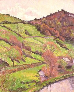The Pool, Blackpool, Devon by Lucien Pissarro