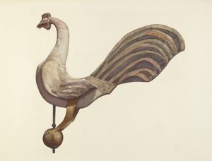 Rooster Weather Vane by Lucille Chabot