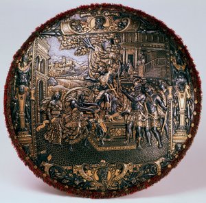 Parade shield, c1580 by Lucio Piccinino