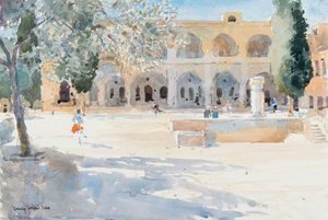 Batei Mahase Square, Old Jerusalem by Lucy Willis