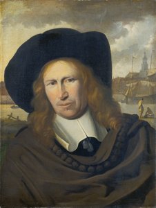 Portrait of a Man from the City of Emden by Ludolf Backhuysen