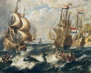Whale Fishing (detail)