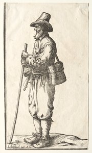 Beggar in Profile Toward Left by Ludolph Büsinck