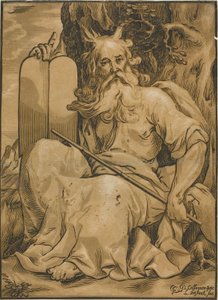 Moses with the Tablets of the Law by Ludolph Büsinck