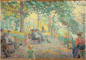 Afternoon at Montsouris Park, circa 1919