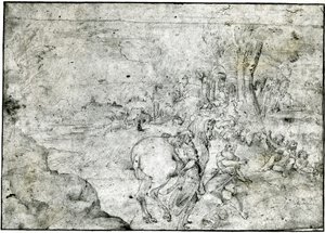 Erminia and the Shepherds by Ludovico Carracci