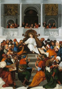 The Twelve-Year-Old Jesus Teaching in the Temple
