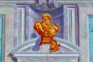Frescoed Facade by Ludovico Pogliaghi