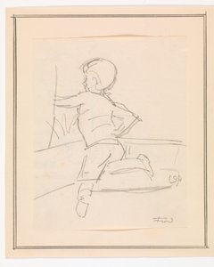 Boy Lying on a Sofa by Ludvig Find