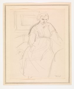 Seated Woman by Ludvig Find