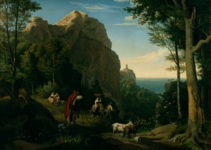 Valley by Amalfi with a view over Salerno Bay
