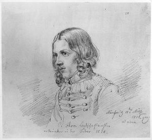 Portrait of Carl Philipp Fohr by Ludwig Emil Grimm