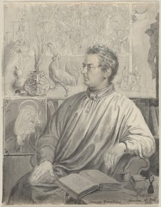 Clemens Brentano by Ludwig Emil Grimm