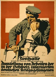 Tonhalle ... Exhibition of Works by Interned German Prisoners of War in Switzerland, published in 1918