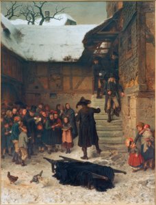 Hessian Funeral Procession in Winter