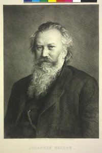 Johannes Brahms by Ludwig Michalek