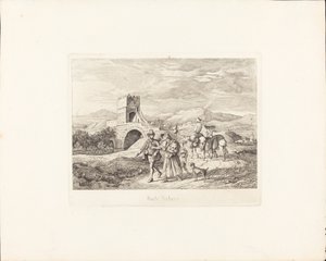 Ponte Salaro by Ludwig Richter