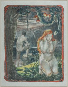 Adam and Eve by Ludwig von Hofmann