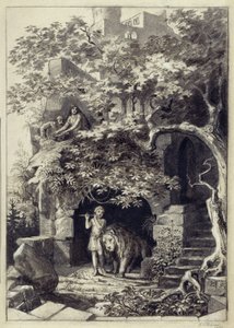 Composition Draft from Study Time at the Dresden Academy by Ludwig von Hofmann