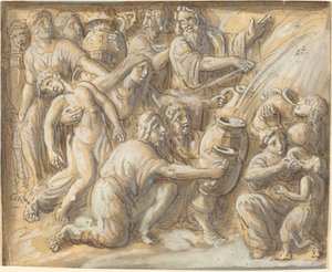 Moses Drawing Water From the Rock
