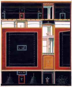 Wall decorations from the House of Aulus Vettius, Pompeii, c.36-39 AD, 1897