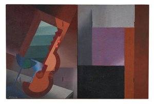 Plastic Values of Objects, Diptych by Luigi Colombo Fillia