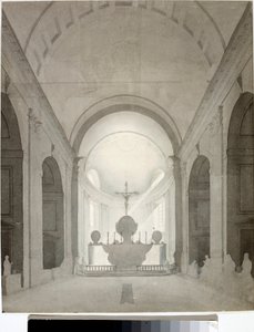 Interior View of a Church by Luigi Garibbo