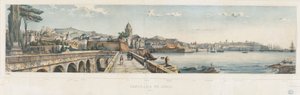 Panoramic View of the City of Genoa