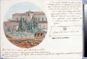 Telescope view of San Salvatore al monte church near Florence by Luigi Garibbo