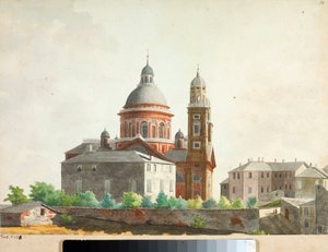 View of the Basilica of Santa Maria Assunta di Carignano in Genoa by Luigi Garibbo