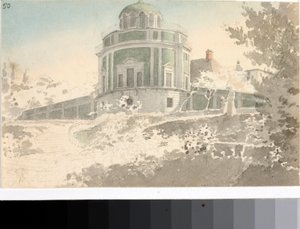 View of the Pavilion Kaffeehause in the gardens of Boboli